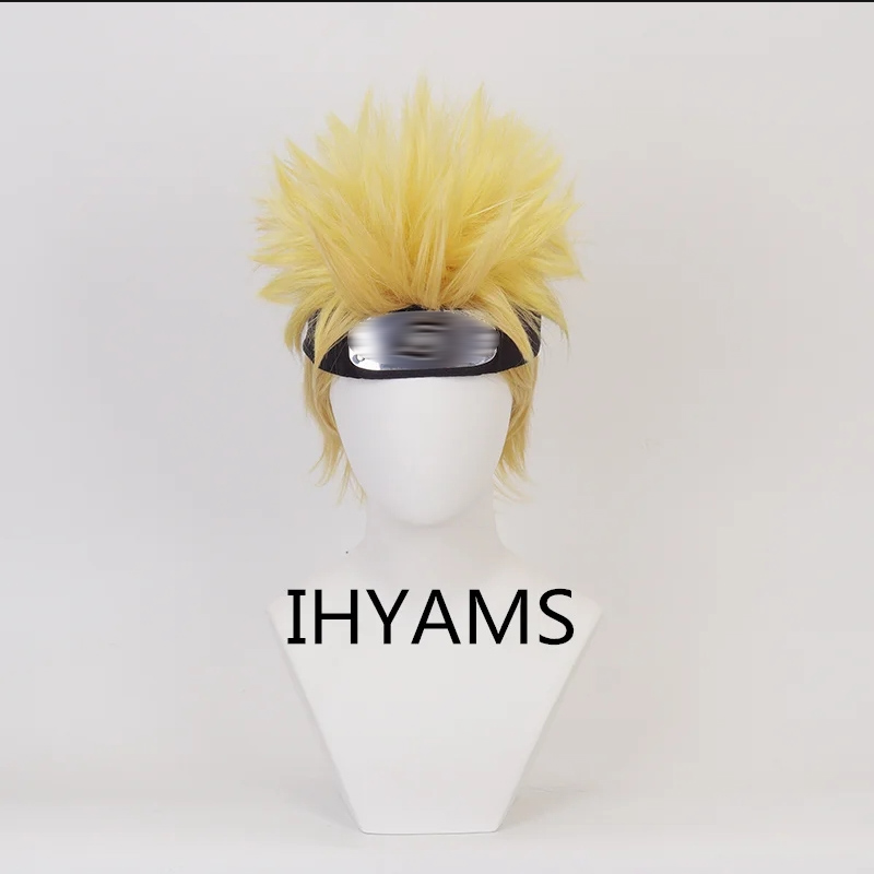 Tech Accessories For Men - Uzumaki peruki do cosplay 30cm krótkie