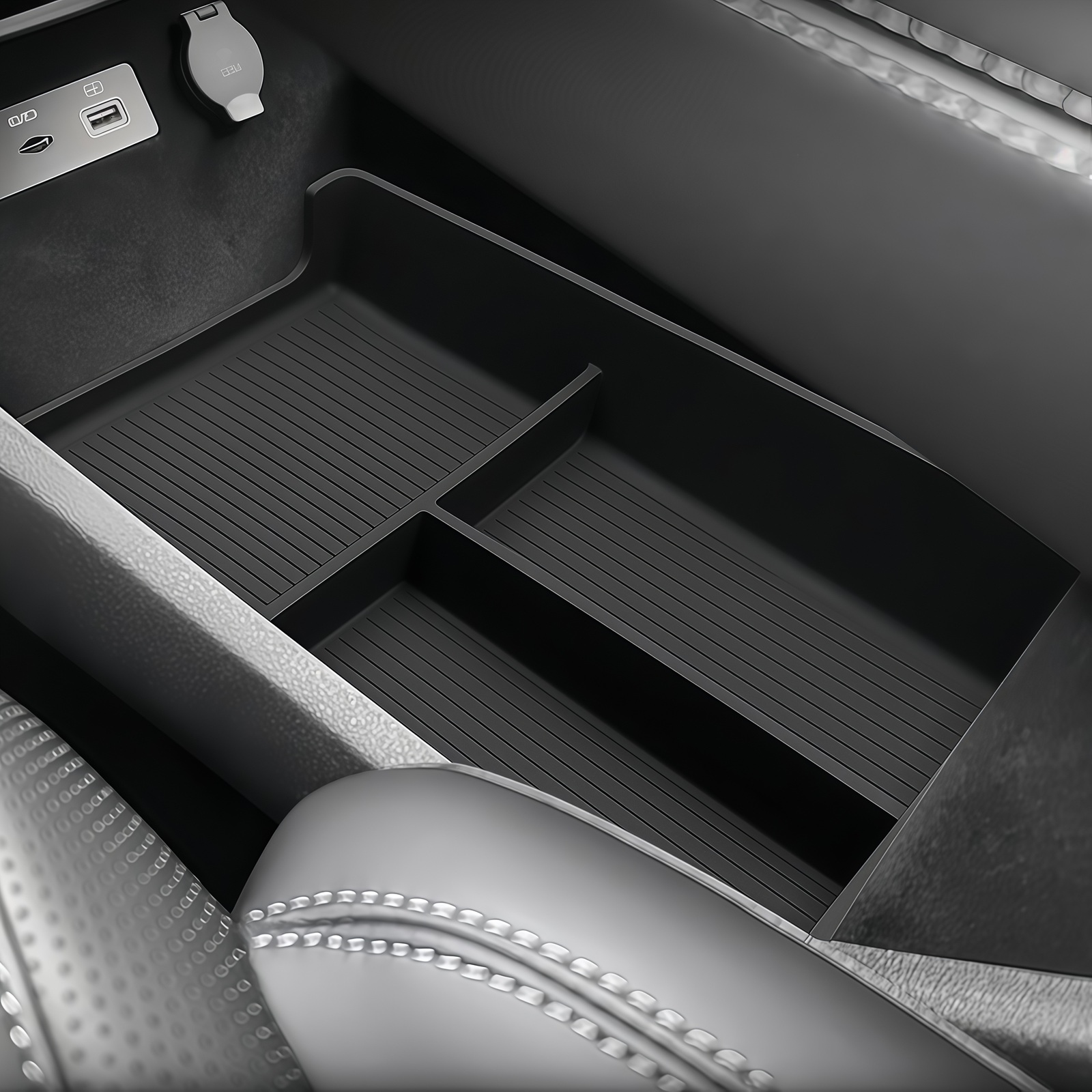 Tech Car Accessories - Organizer dolnej przestrzeni konsoli środkowej do