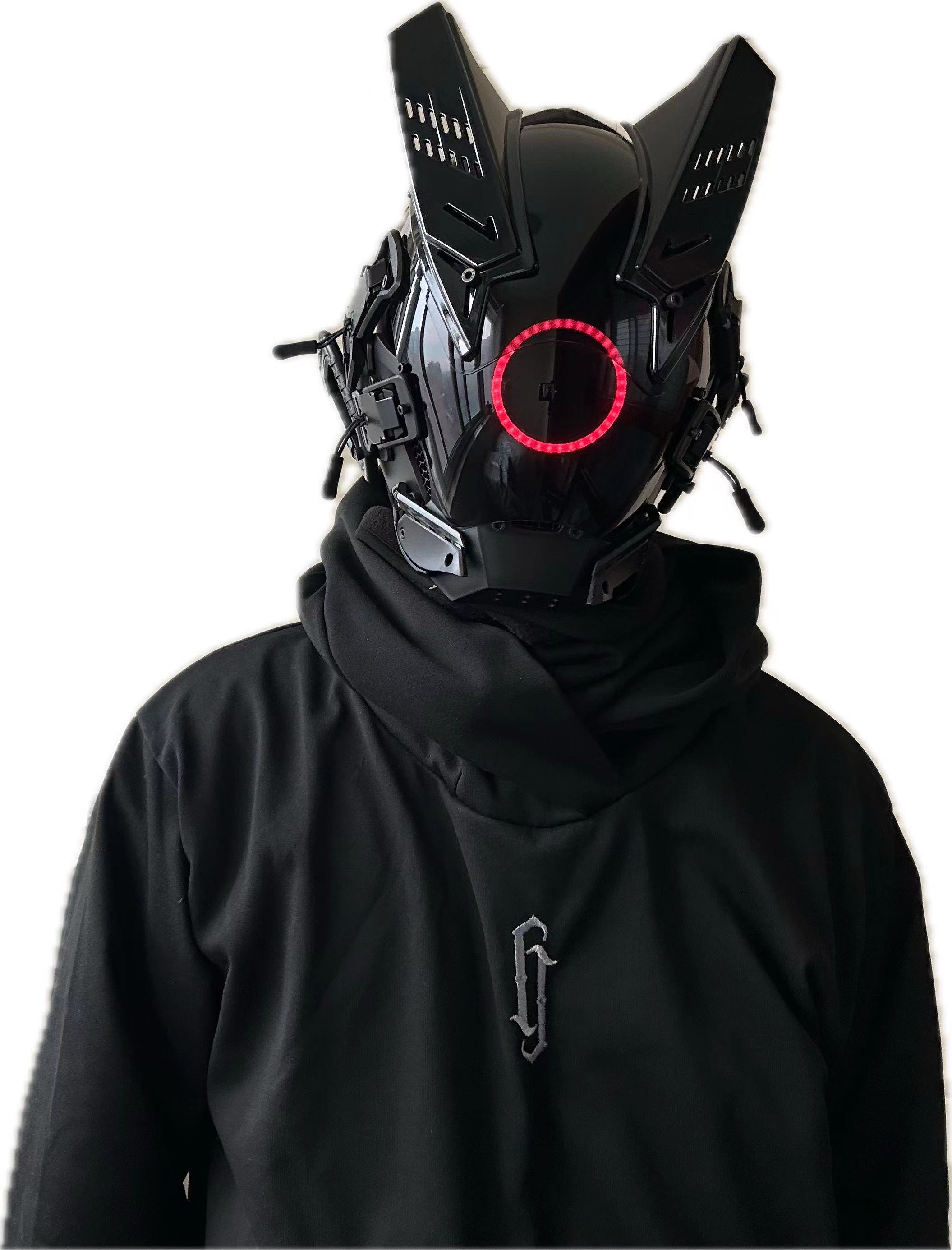 Tech Wear Accessories - Maska LED Cyberpunk do Cosplayu dla