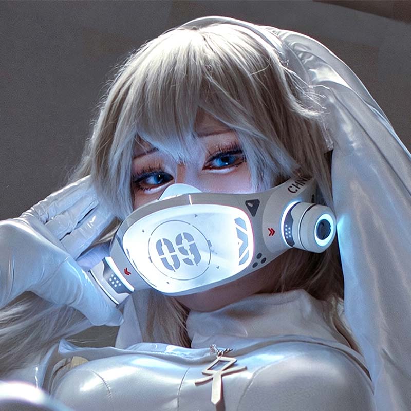 Maska w stylu cyberpunk z diod – Tech Wear Accessories recenzja i cena