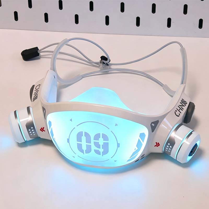 Maska w stylu cyberpunk z diod – Tech Wear Accessories recenzja i cena