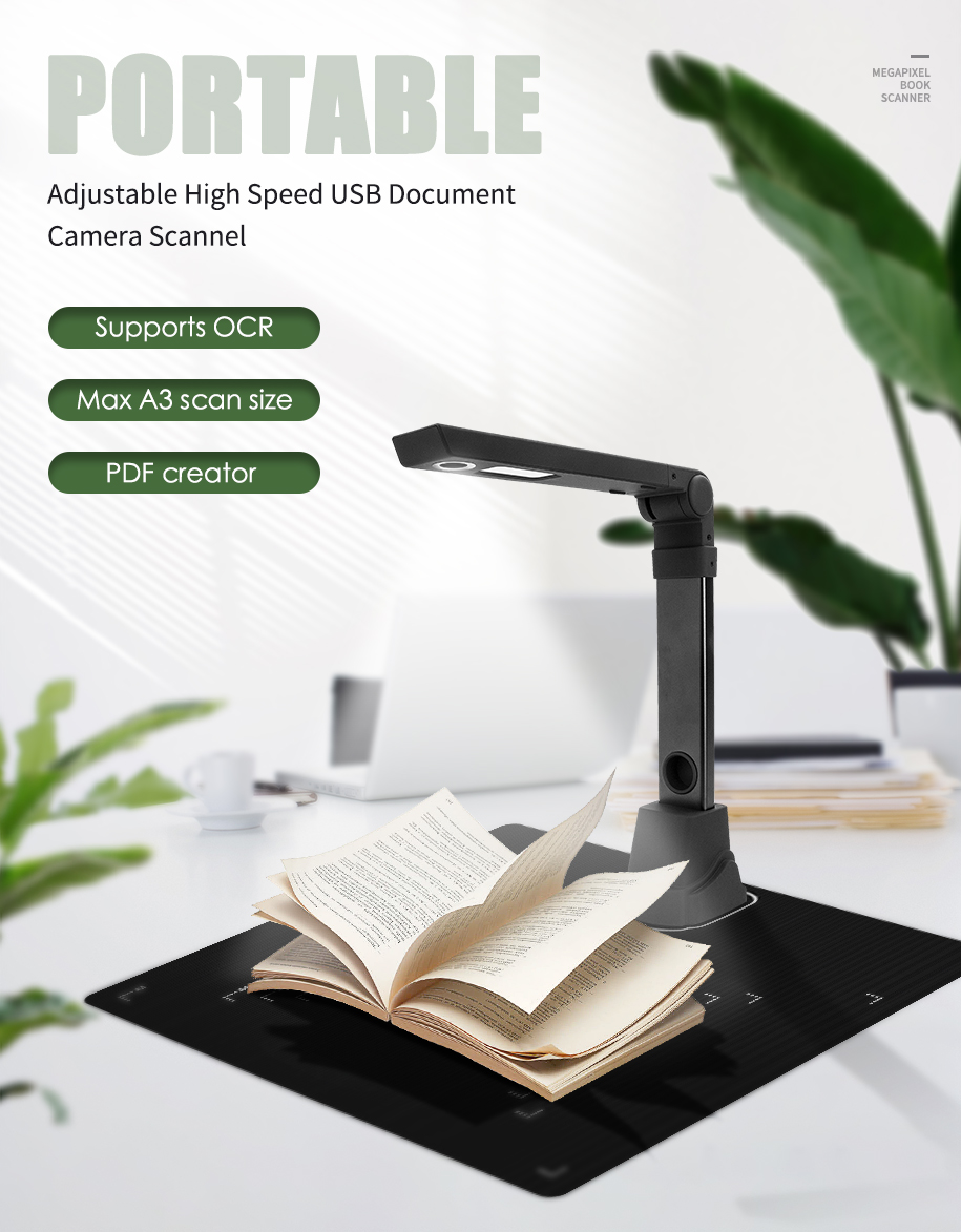 Szybki automatyczny skaner ksi – Document Scanner Portable recenzja i cena