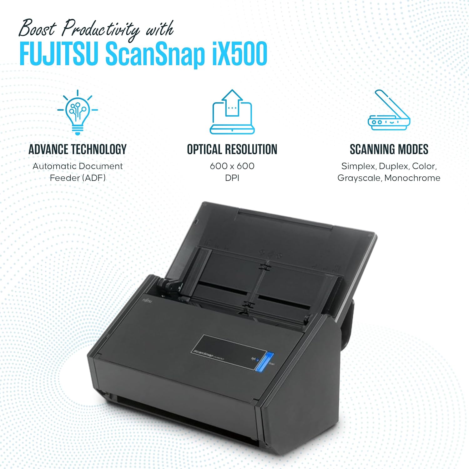 YINZAM Fujitsu IX500, IX1600 S – Document Scanner Portable recenzja i cena