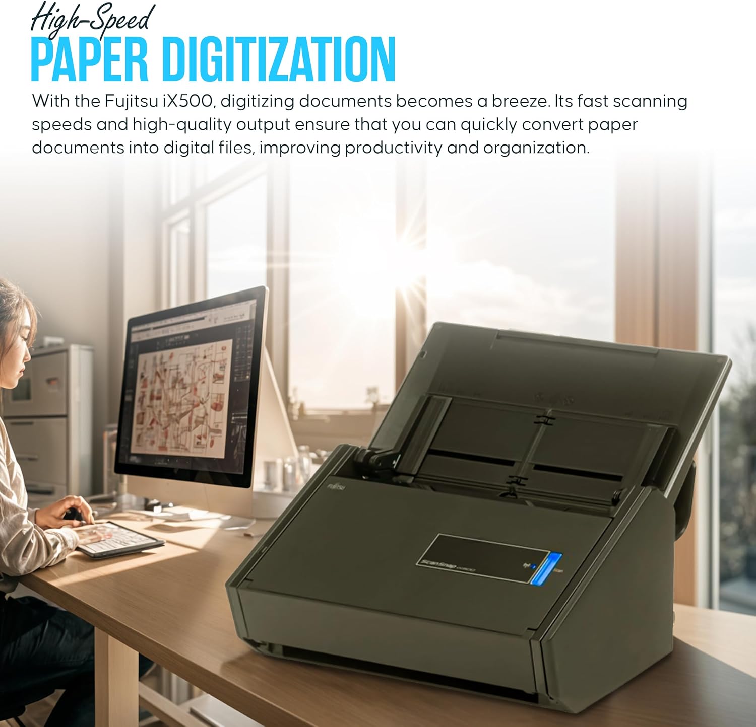 YINZAM Fujitsu IX500, IX1600 S – Document Scanner Portable recenzja i cena