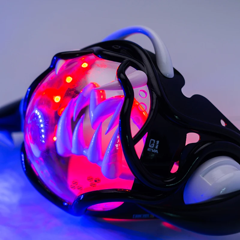 Maska LED Mech w stylu cyberpu – Tech Wear Accessories recenzja i cena