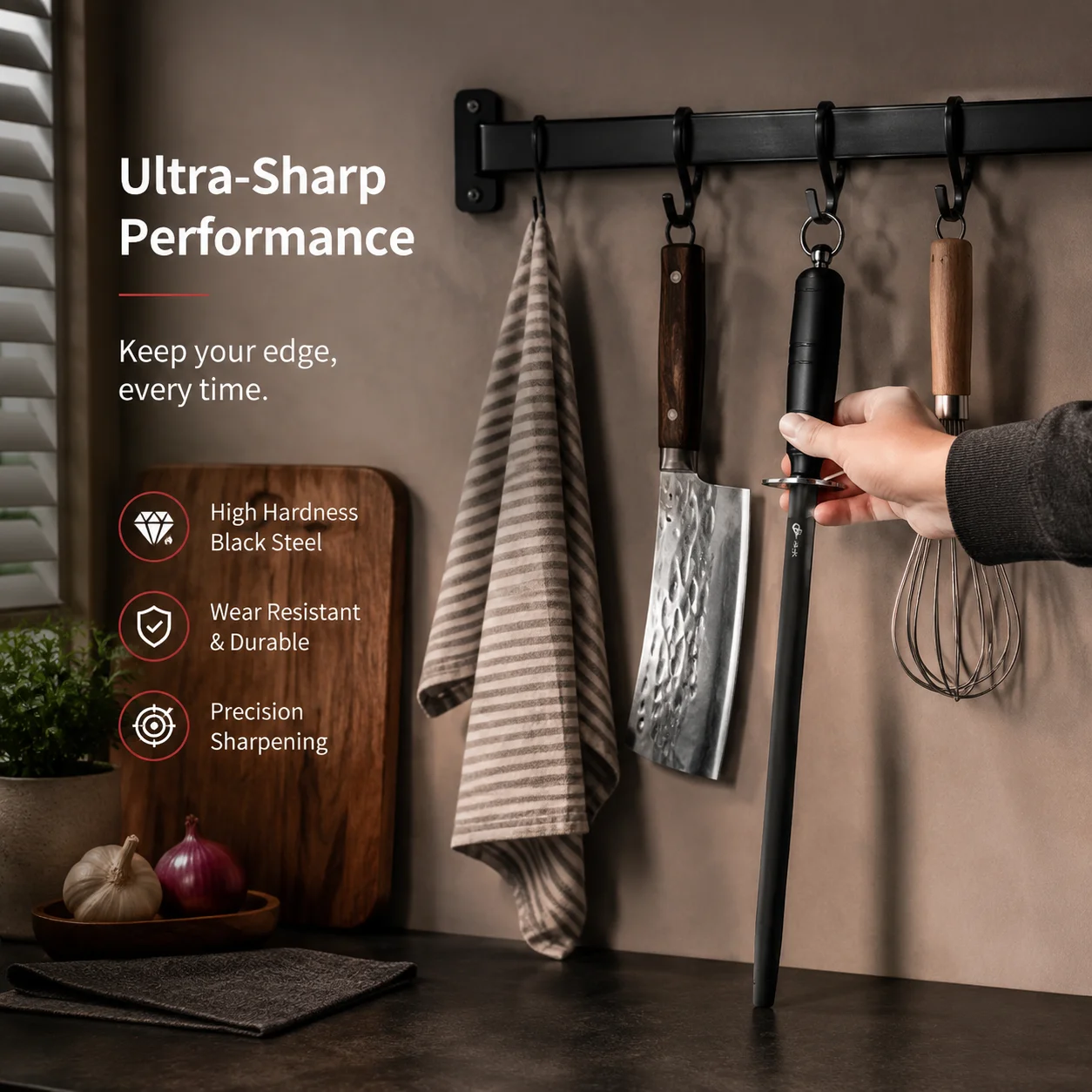 Wysokiej jakości ostrzałka do  – High Tech Kitchen Accessories recenzja i cena