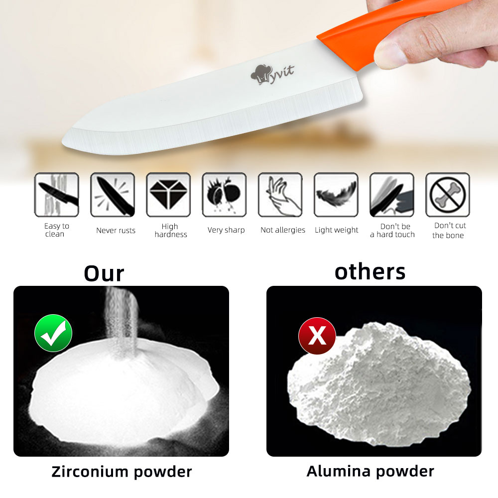 Zestaw noży ceramicznych Noże  – High Tech Kitchen Accessories recenzja i cena
