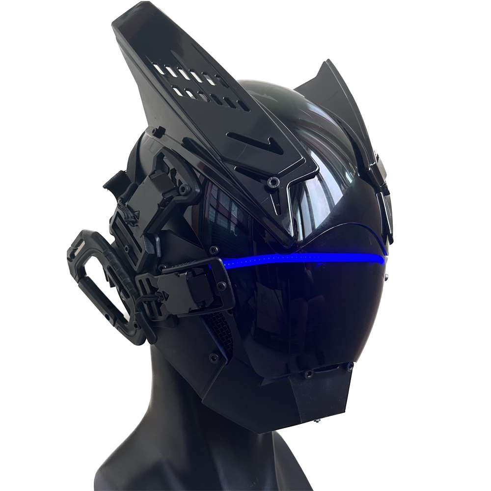 Kask z maską Cyberpunk, futury – Tech Wear Accessories recenzja i cena