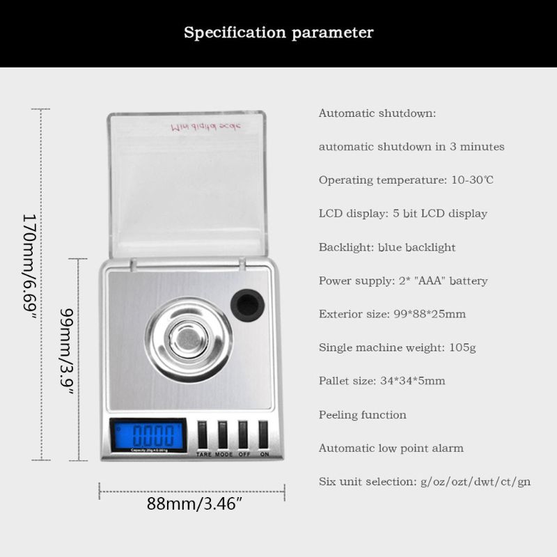 Waga jubilerska 20g/0.001g Min – High Tech Kitchen Accessories recenzja i cena