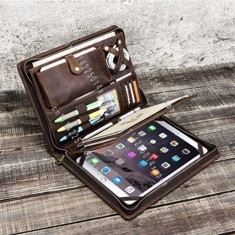 Skórzana torba do przechowywan – Tech Accessories For A Tablet recenzja i cena